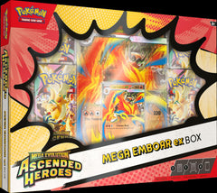Pokémon TCG: Mega Evolución: Ascended Heroes Mega Emboar ex Box