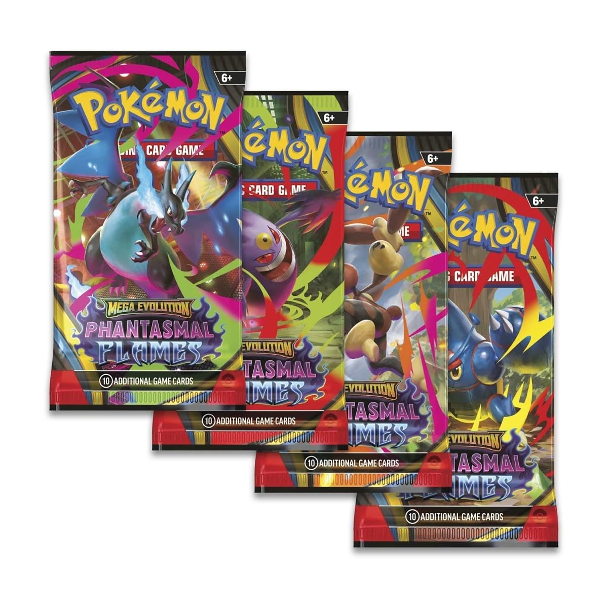 Pokemon TCG: Mega Evolution Phantasmal Flames Booster (Ingles) 