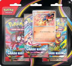Pokémon TCG: Mega Evolution—Chaos Rising Triple Pack (1 Foil Promo Card &amp 3 Booster Packs)