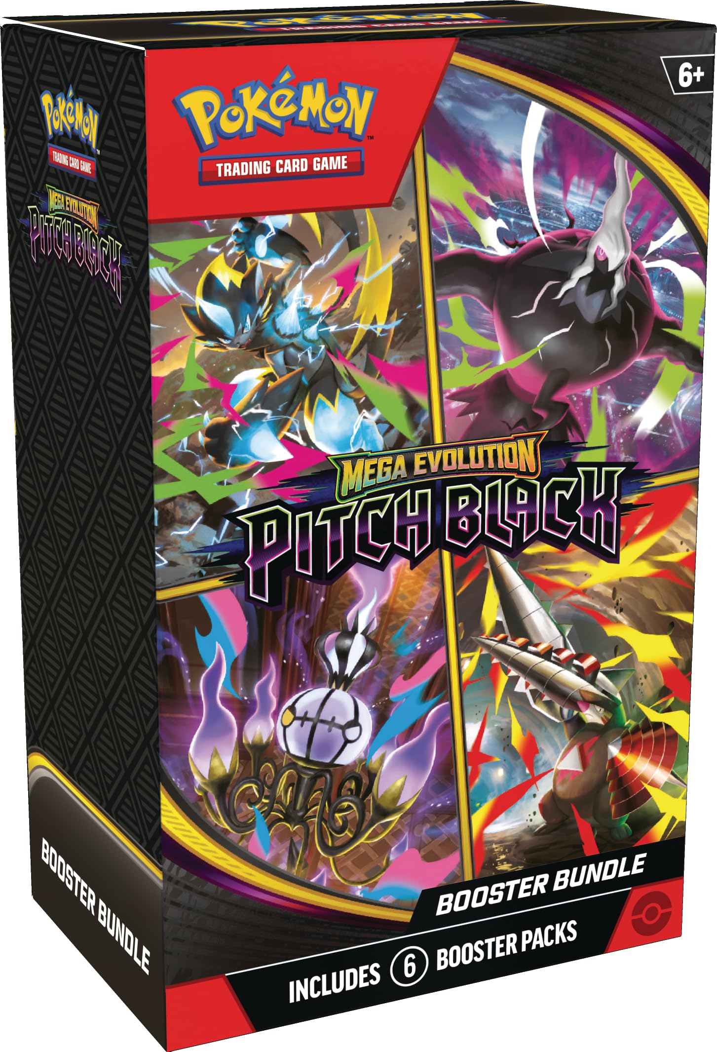 Preventa Pokémon TCG: Mega Evolution—Paquete de refuerzo de tono negro