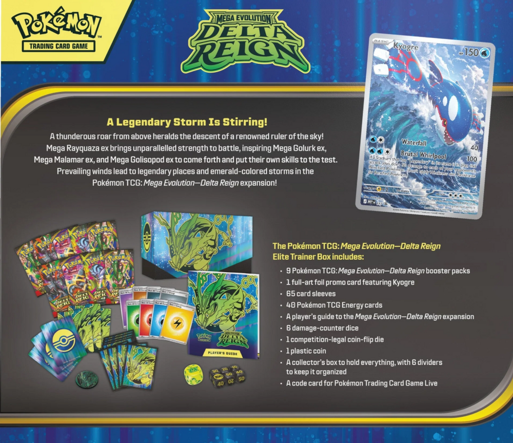 PREVENTA Pokémon: Dominio Delta - Elite Trainer Box ETB (Español) (2)