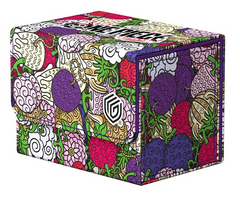 Netflix One Piece Card Game: Deck Case: Sidewinder 80+ Xenoskin — Devilfruit Pattern (1)