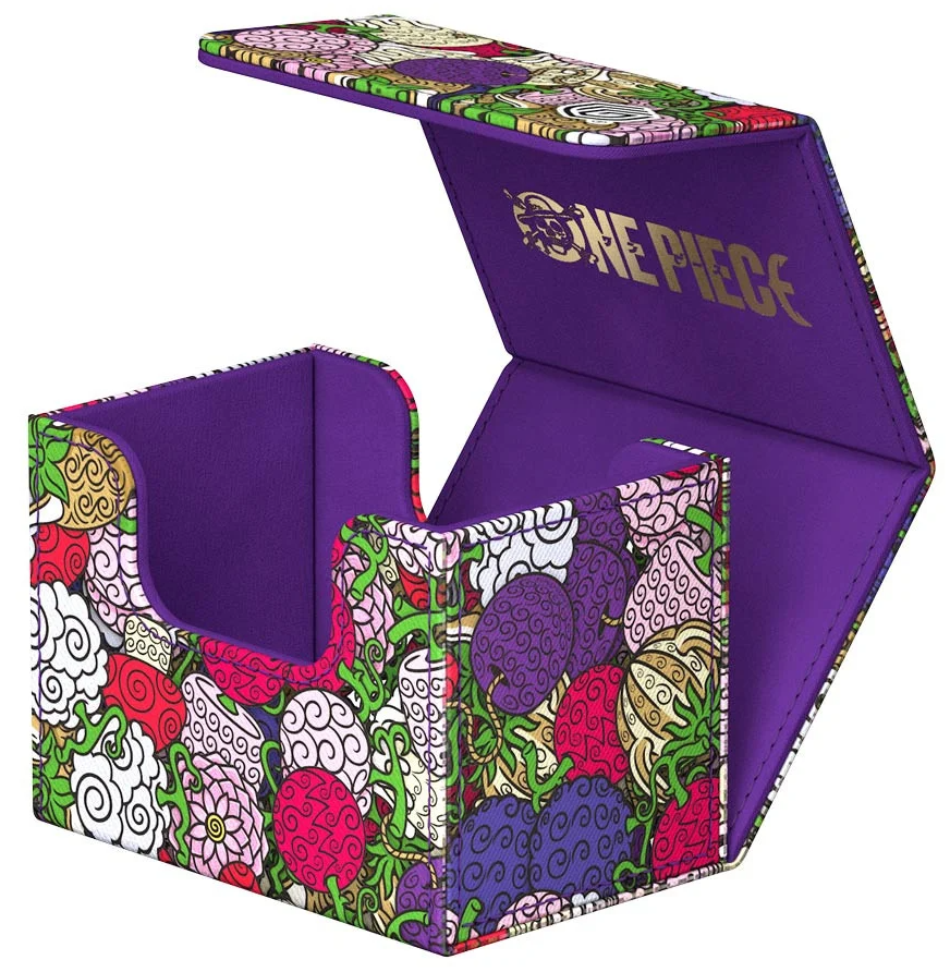 Netflix One Piece Card Game: Deck Case: Sidewinder 80+ Xenoskin — Devilfruit Pattern (2)
