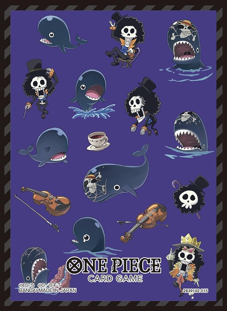 One Piece Card Game: Official Sleeves — Vol. 14 Brook (Display 12) (2)