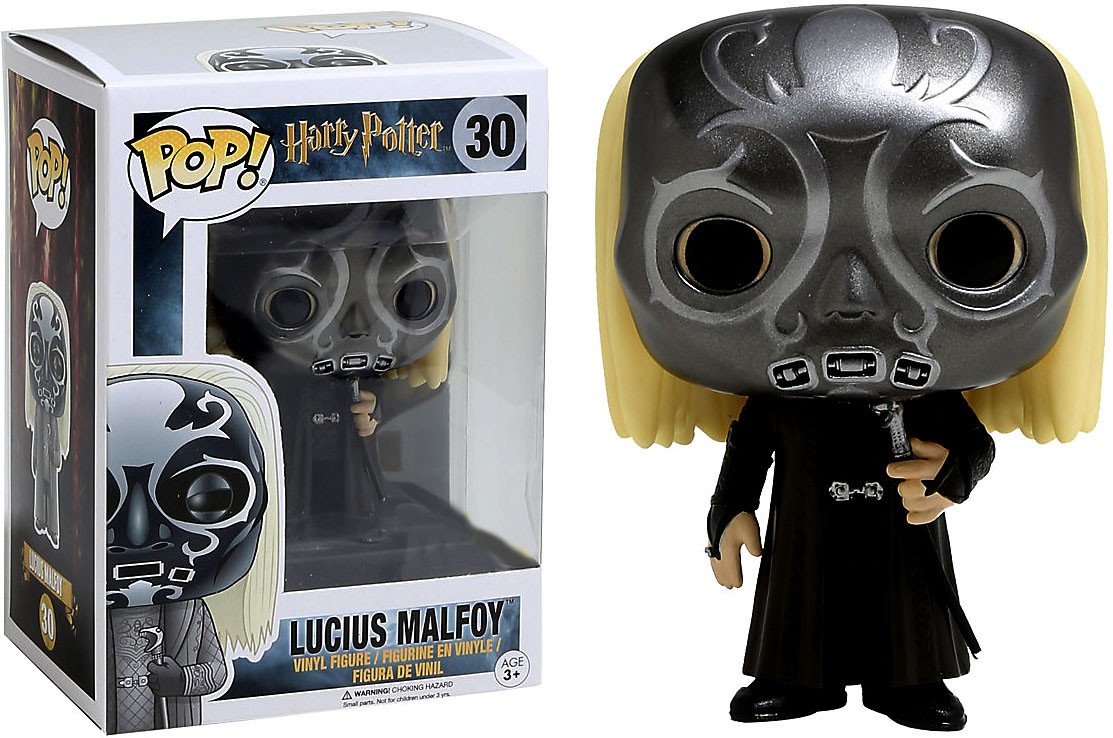 Funko POP Harry Potter: Lucius Malfoy: Máscara Mortífagos Exclusivo 30 - - Vaulted