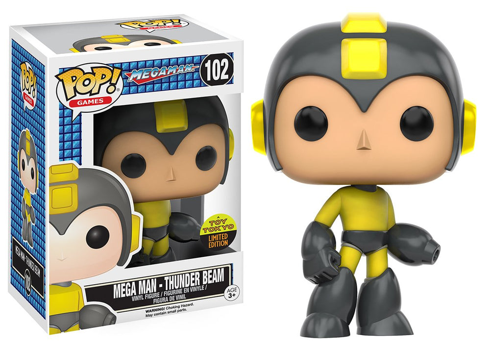 Funko Pop! Thunder Beam Mega Man 102 NYCC Exclusivo