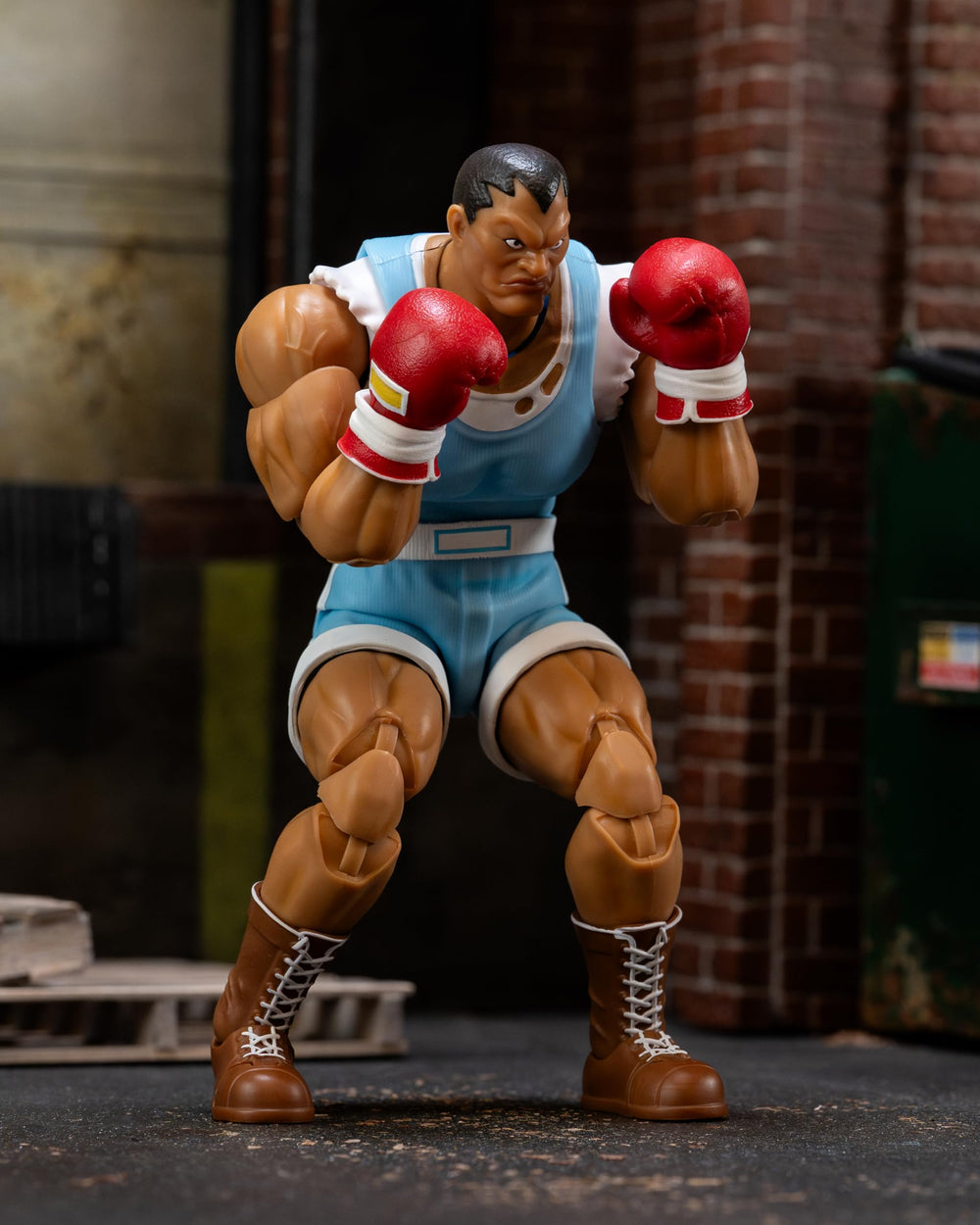 Jada Street Fighter II Balrog Figura de acción – Juguetes a escala 1:12 – 6 pulgadas de alto, totalmente articulado, embalaje de coleccionista