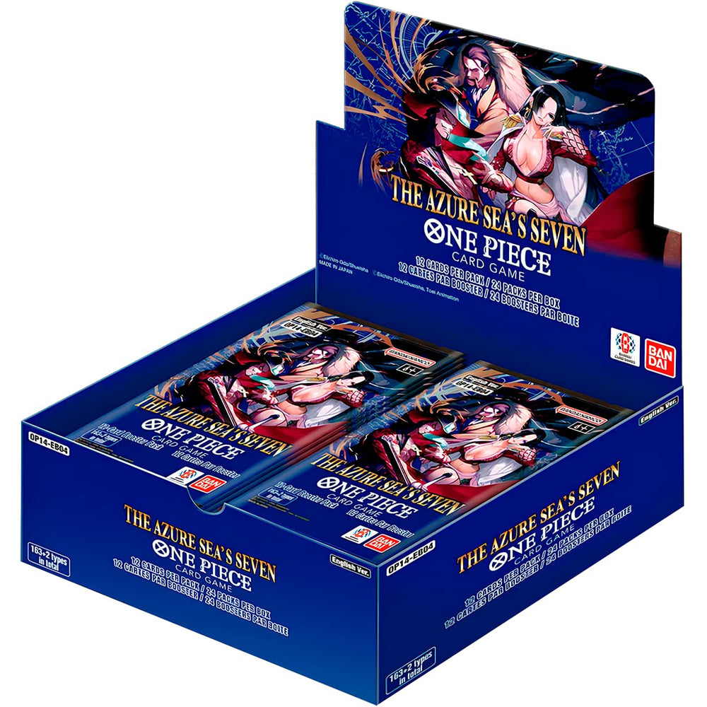 One Piece Card Game: The Azure Sea's Seven (EB-04) — Booster Display (24 Packs) (Inglés) (1)