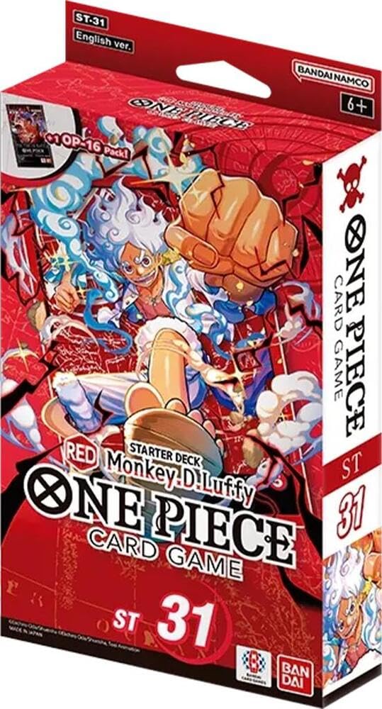 Juego de cartas de one Piece Starter Deck ST-31 Red Monkey.D.Luffy
