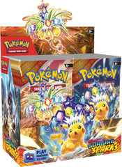 Pokémon TCG: Escarlata y Violeta - Caja de Exhibición de Booster Surging Sparks