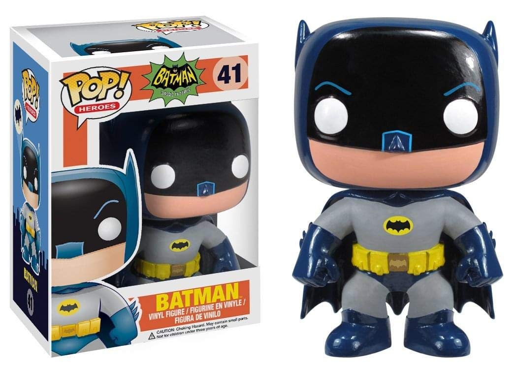 Pop DC Heroes Figura de acción de 3.75 pulgadas Batman Classic 1966 - Batman 196641 - Vaulted