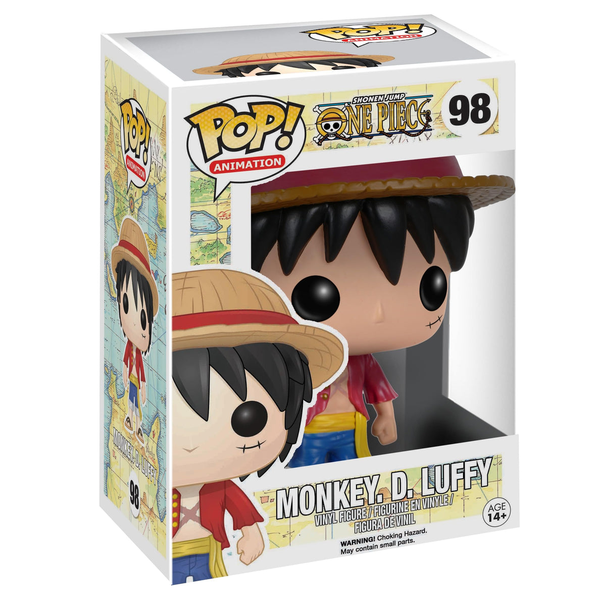 Figura de acción de Luffy de One Piece, Funko POP Anime