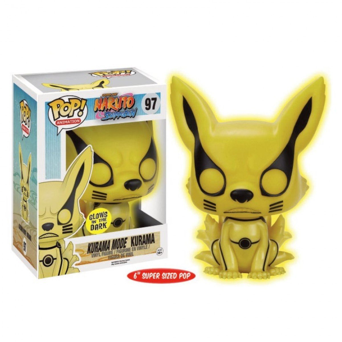 Kurama de 6 pulgadas, exclusivo, brilla en la oscuridad. - Vaulted