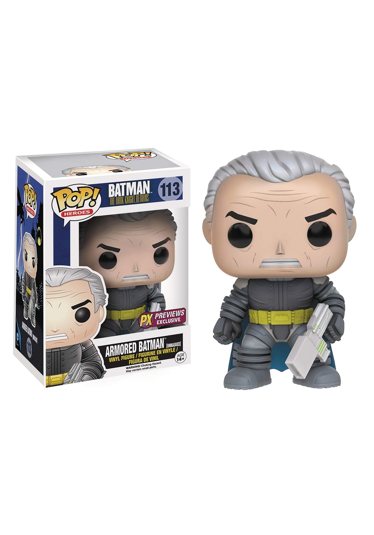 Funko Pop! DC Heroes: The Dark Knight Returns Unmasked Armored Batman Figura de vinilo - Vaulted