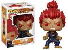 Funko Pop Games Street Fighter Boss Akuma Figura de vinilo Edición limitada exclusiva n°. 203 - Vaulted
