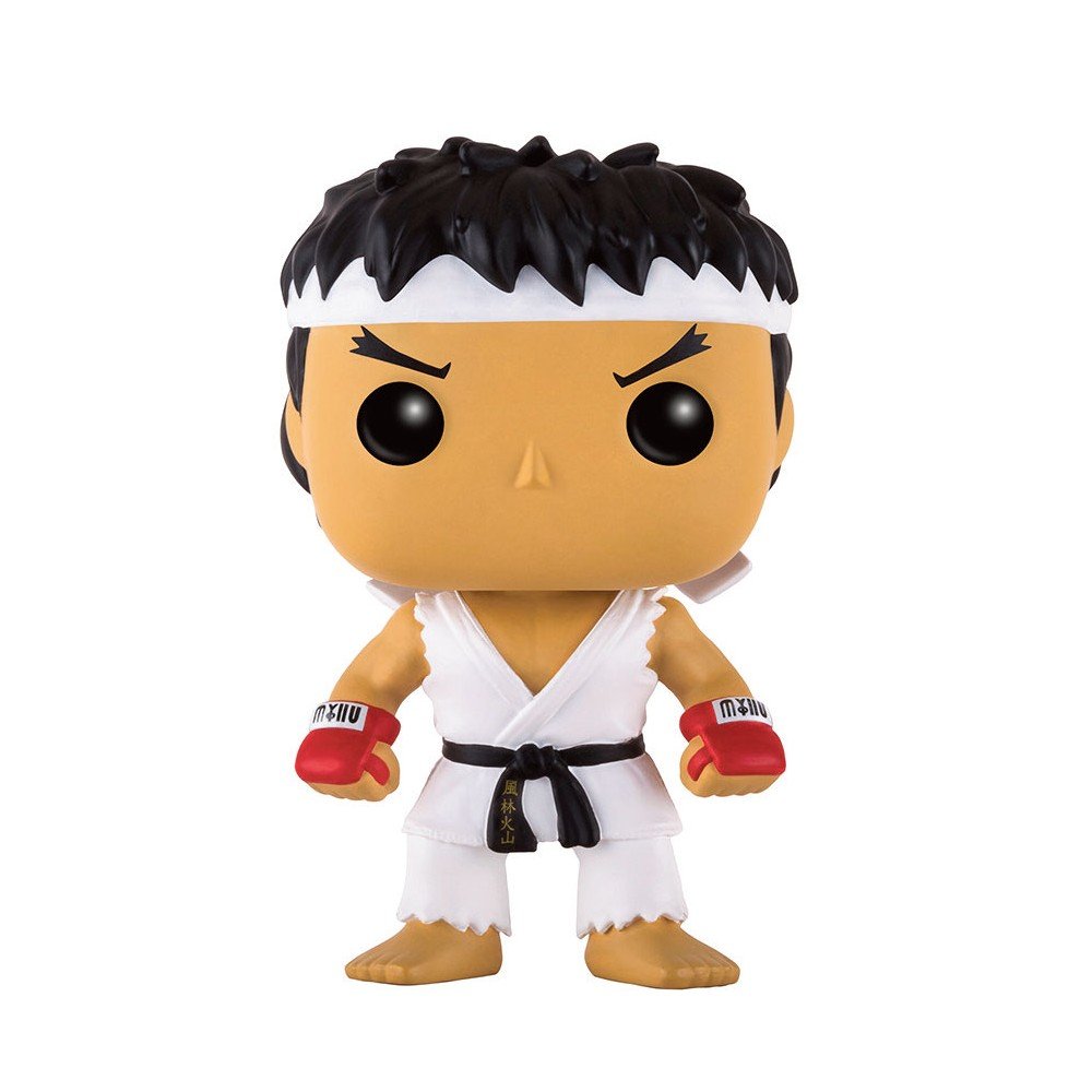 Funko - Figuras de vinilo Pop: Juegos: Street Fighter: Ryu White Headband (Exc), 12419 - Vaulted