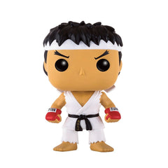 Funko - Figuras de vinilo Pop: Juegos: Street Fighter: Ryu White Headband (Exc), 12419 - Vaulted