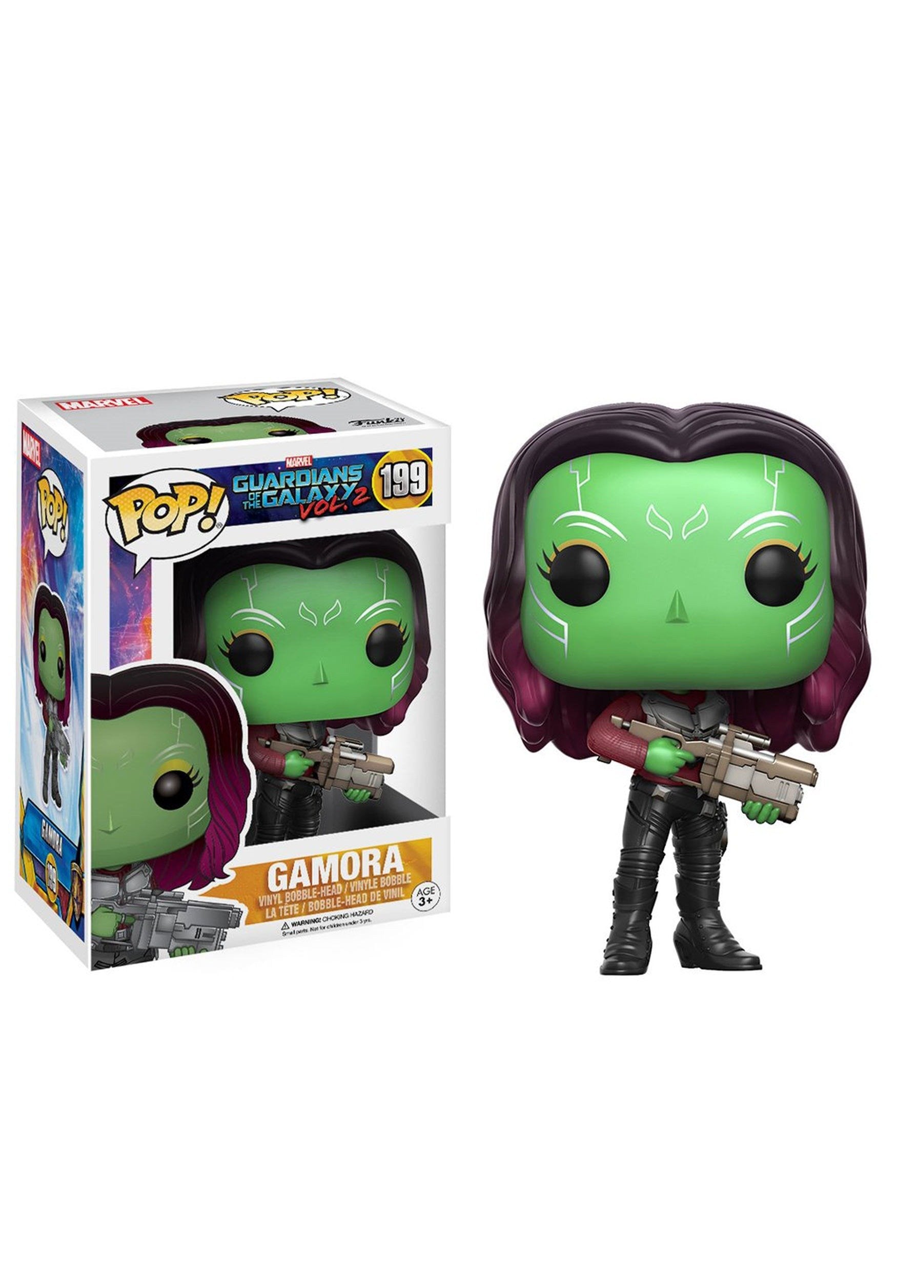 Funko Pop Figura de acción de Gamora de la película de Marvel Guardianes de la Galaxia 2