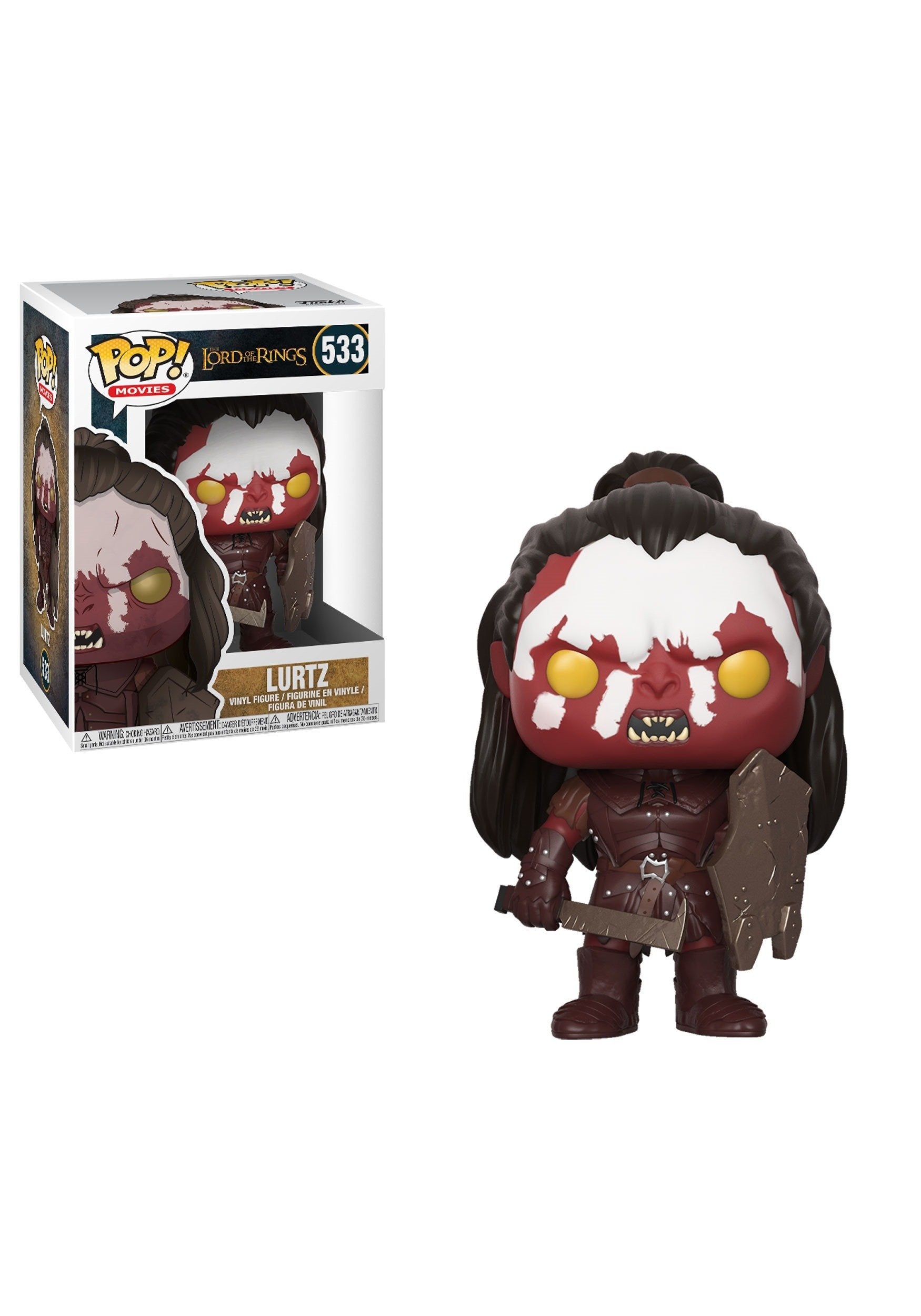 Figura coleccionable de Lurtz de Lord of the Rings, de la marca Funko