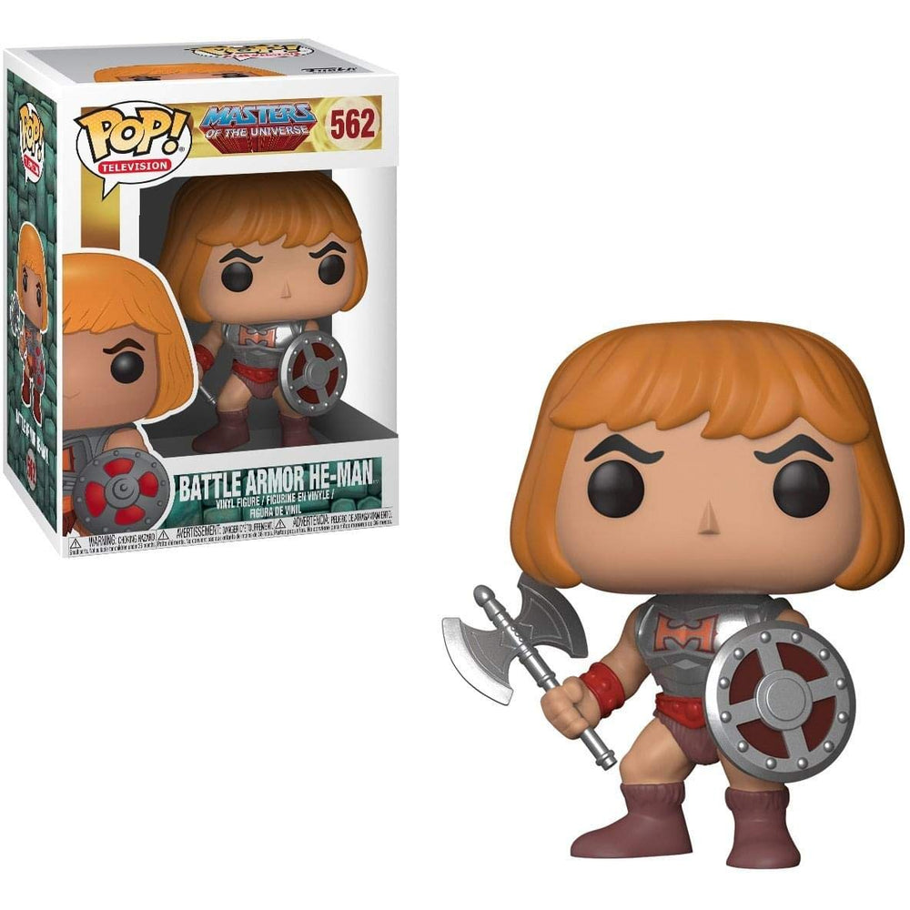 Funko Pop Television: Masters of The Universe - Figura coleccionable de vinilo de He-Man de Battle Armor