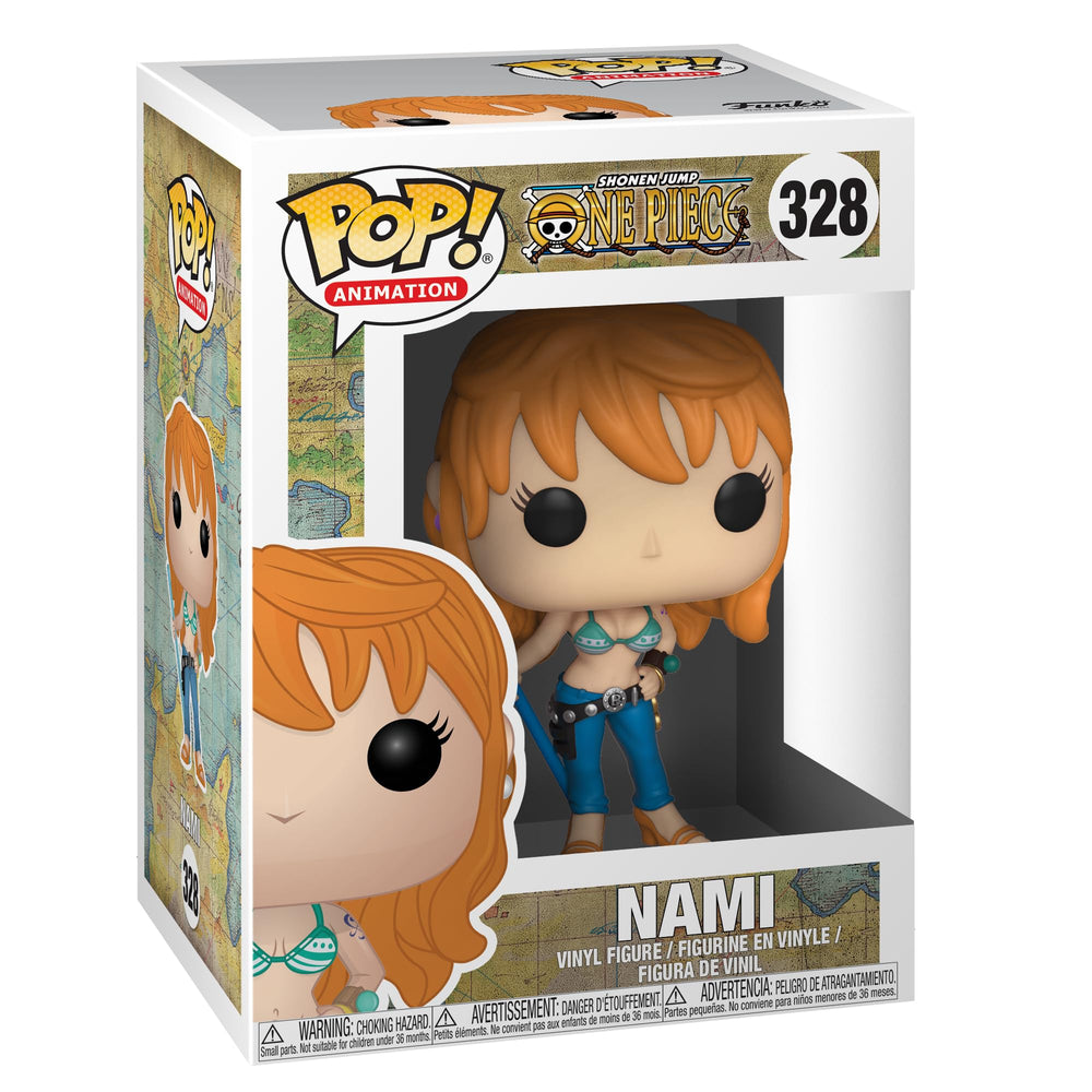 Funko One Piece - Figura de Nami Pop! Vinilo - Figura de vinilo coleccionable - Idea de regalo - Producto oficial - para niños y adultos - Fans del anime - Figura modelo para coleccionistas y