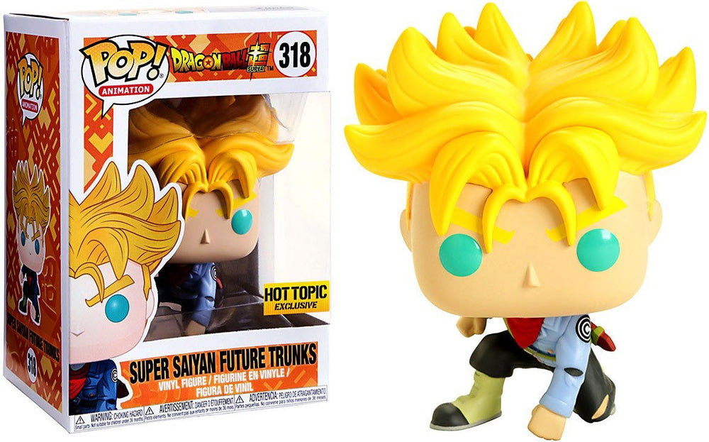 Funko - Dragon Ball Super Saiyan Future Trunks - Figura exclusiva, multicolor, 24814