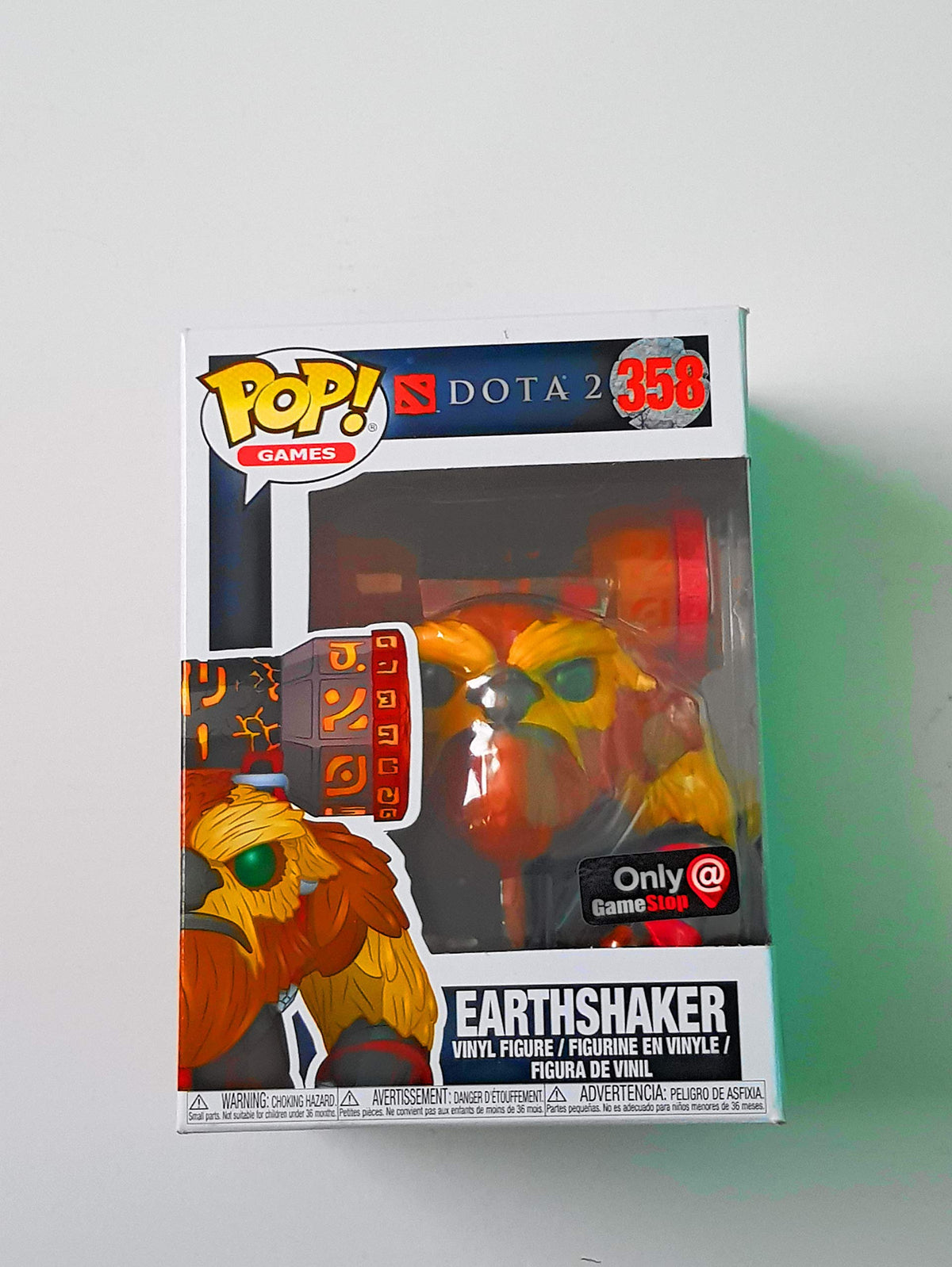 Funko POP Games: Dota 2- Figura coleccionable EARTHSHAKER
