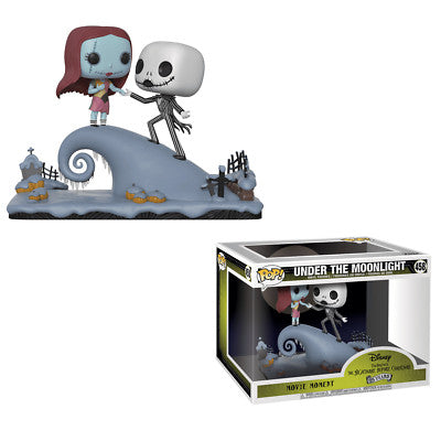 Funko Pop Moment Jack y Sally under the moonlight