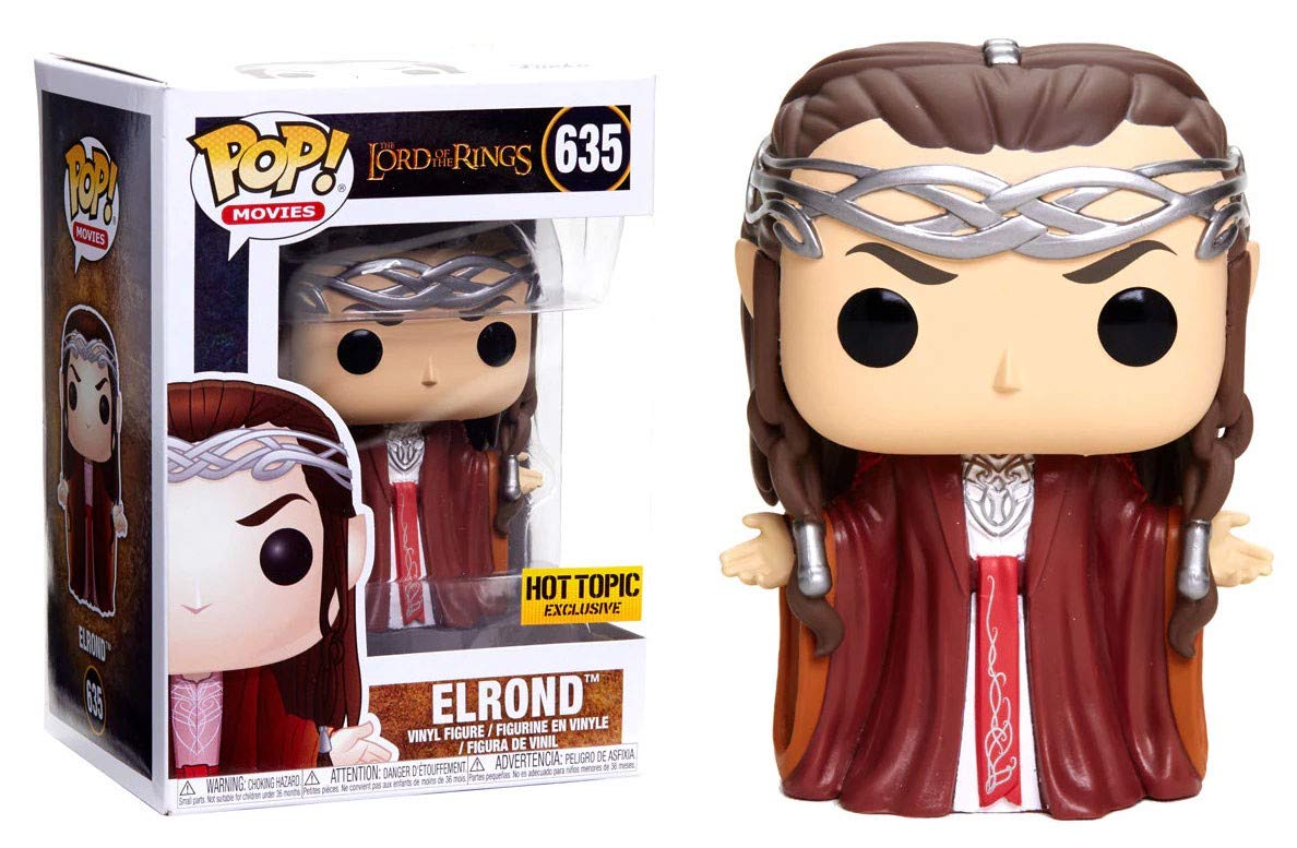 Funko POP! Películas: El Señor de los Anillos - Elrond 635 - Hot Topic Exclusive!