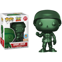Funko Pop! Disney 377 Toy Story Metallic Army Man (Box Lunch Exclusive/Toy Story Land Grand Opening)