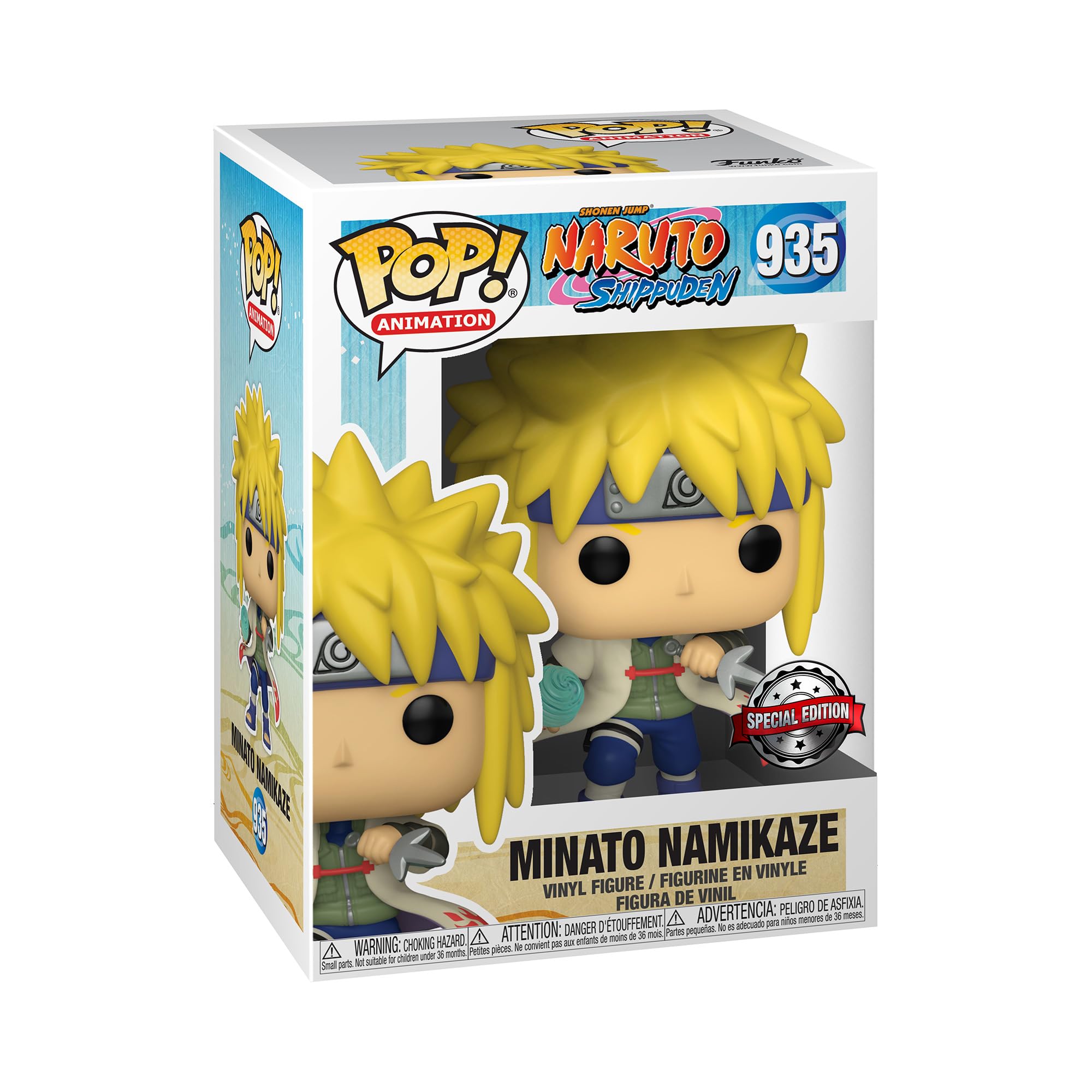 Funko Figura Pop Naruto Shippuden Minato (Rasengan) (exclusivo de anime AAA)