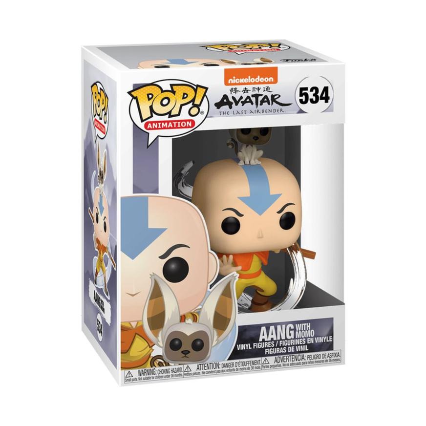 Funko Pop Avatar - Aang with Momo