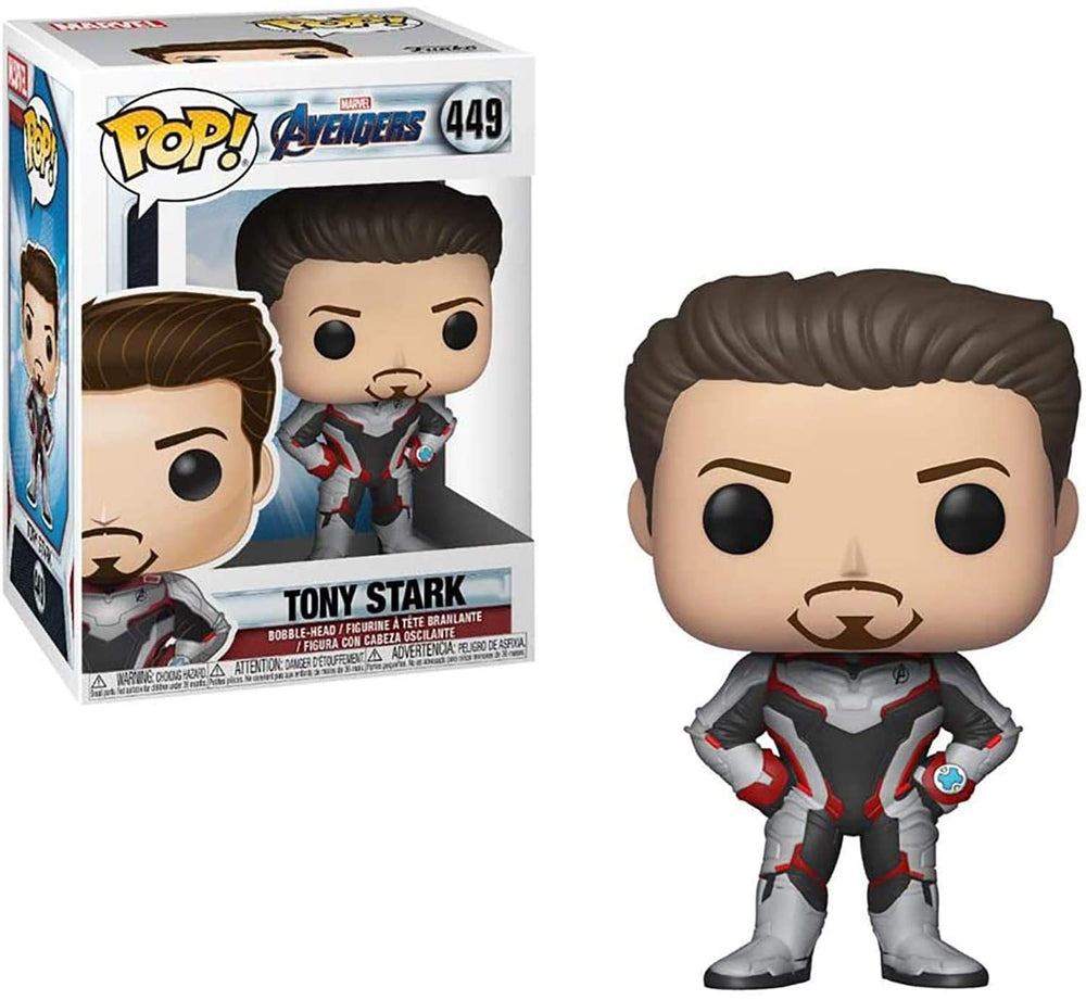 Funko Pop!: Marvel Avengers Endgame: Tony Stark - Iron Man - Figura de vinilo coleccionable - Idea de regalo - Producto oficial - para niños y adultos - Fans de las películas - Figura modelo para