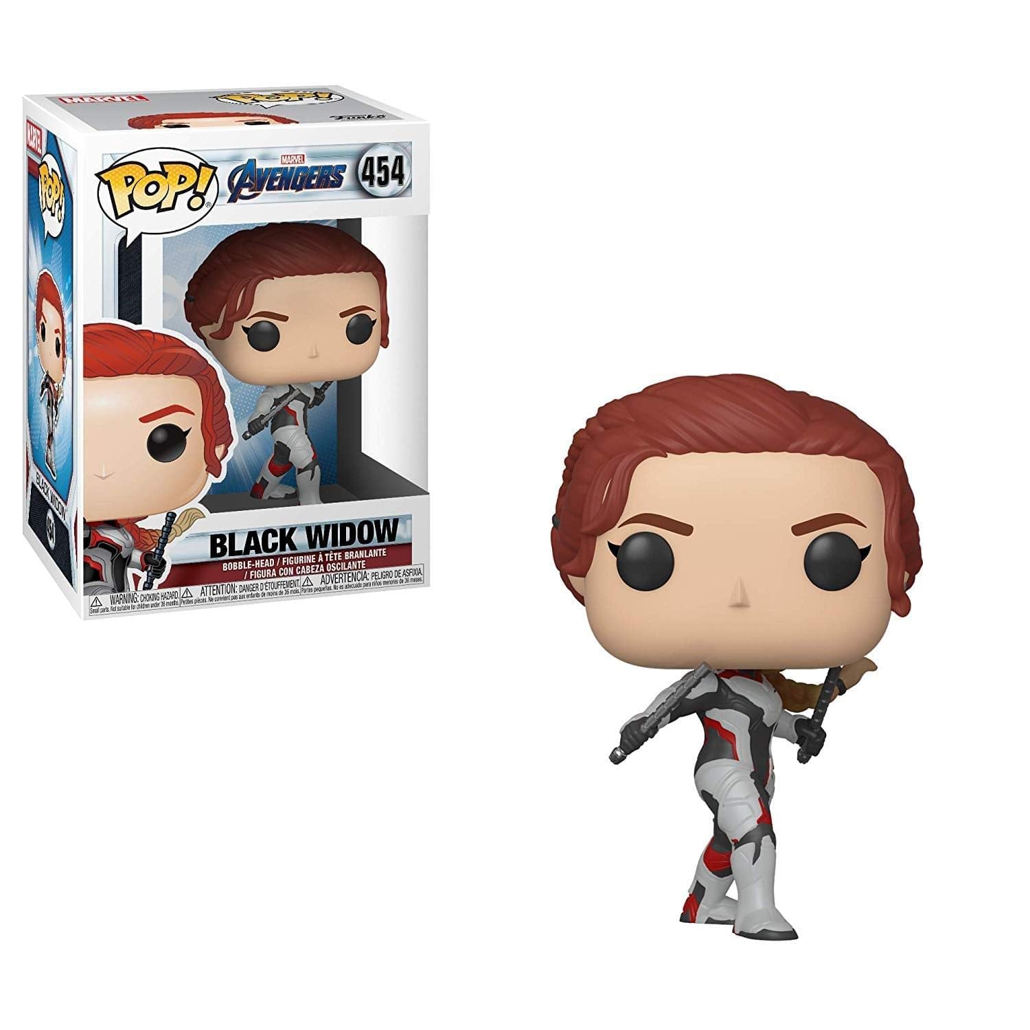 Funko Pop!: Avengers Endgame: Black Widow, Multi - Figura de vinilo coleccionable - Idea de regalo - Producto oficial - para niños y adultos - Fans de películas - Figura modelo para coleccionistas y