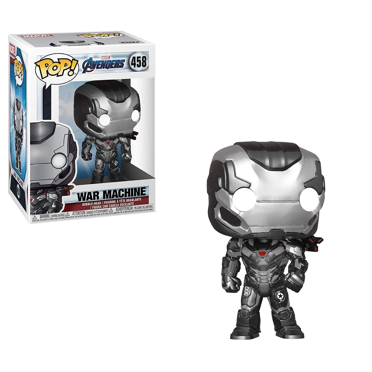Funko Pop! Marvel: Avengers: Endgame - Figura de War Machine, Moderno, Estándar