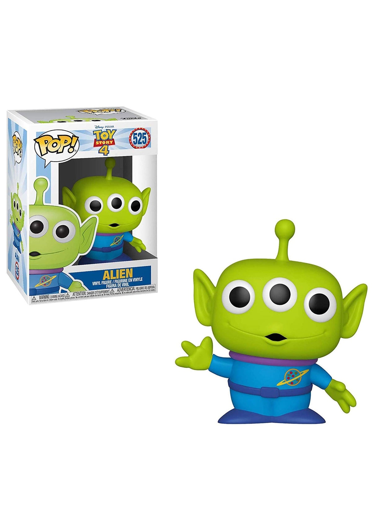 Funko Pop! Disney: Toy Story 4 - Alien, multicolor