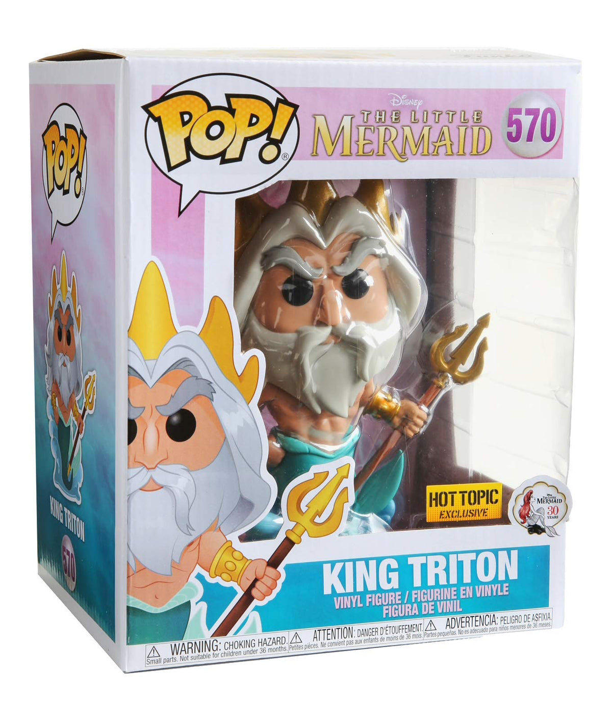 Funko Pop! Disney El Rey Sirenita Tritón 6 Exclusivo 570