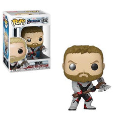 Funko Pop! Marvel: Avengers Endgame Thor Figura de vinilo con tarjetas de coleccionista, exclusivo de Entertainment Earth