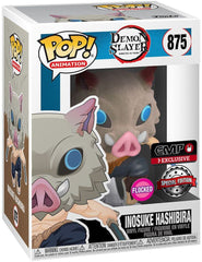 Funko POP Animation: Demon Slayer - Exclusivo de Inosuke (Flocado)