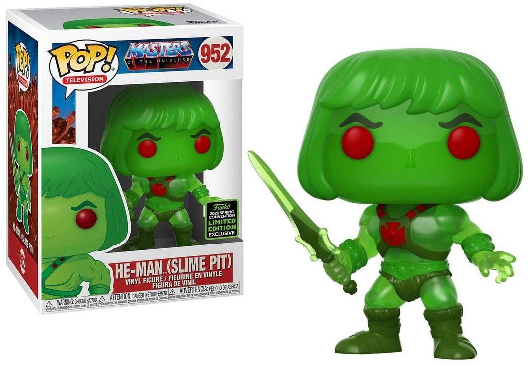 Funko Pop! Masters of The Universe He Man Slime Pit Shared Sticker 2020 ECCC Exclusive