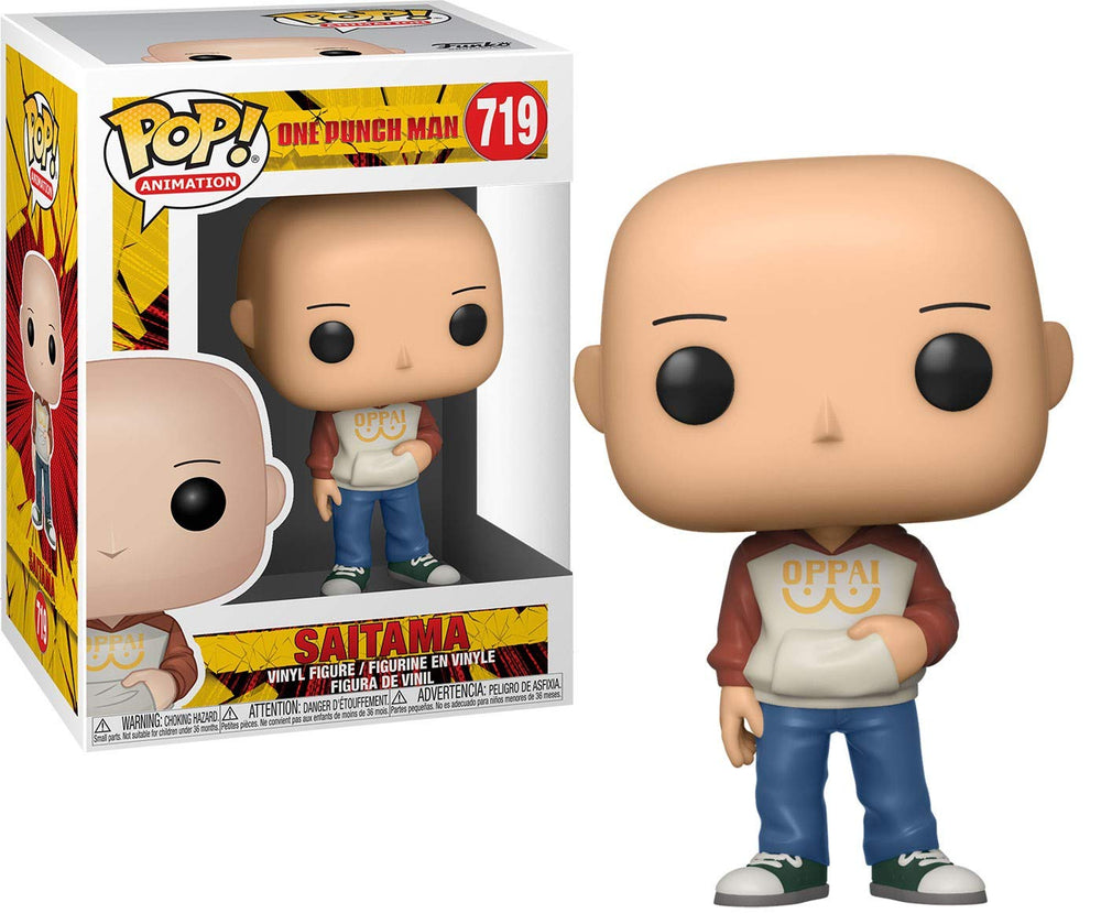 Funko Pop! Anime: One Punch Man - Saitama casual, multicolor, 3.75 pulgadas
