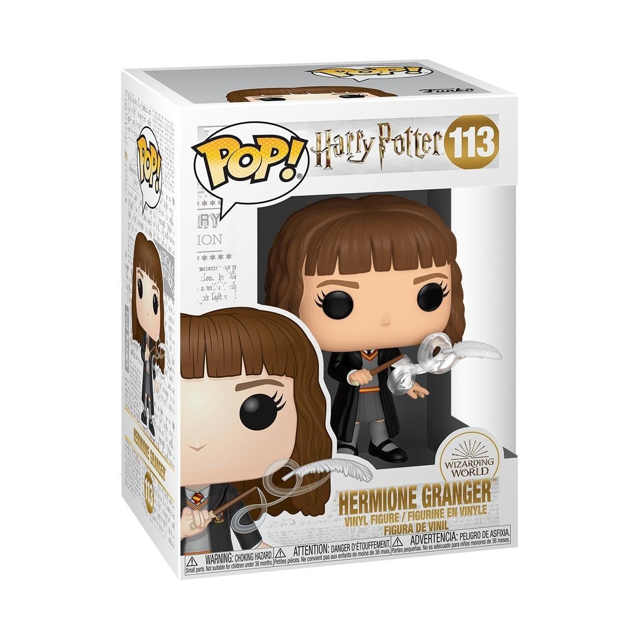 Funko Figura de vinilo de Harry Potter: Hermione con plumas