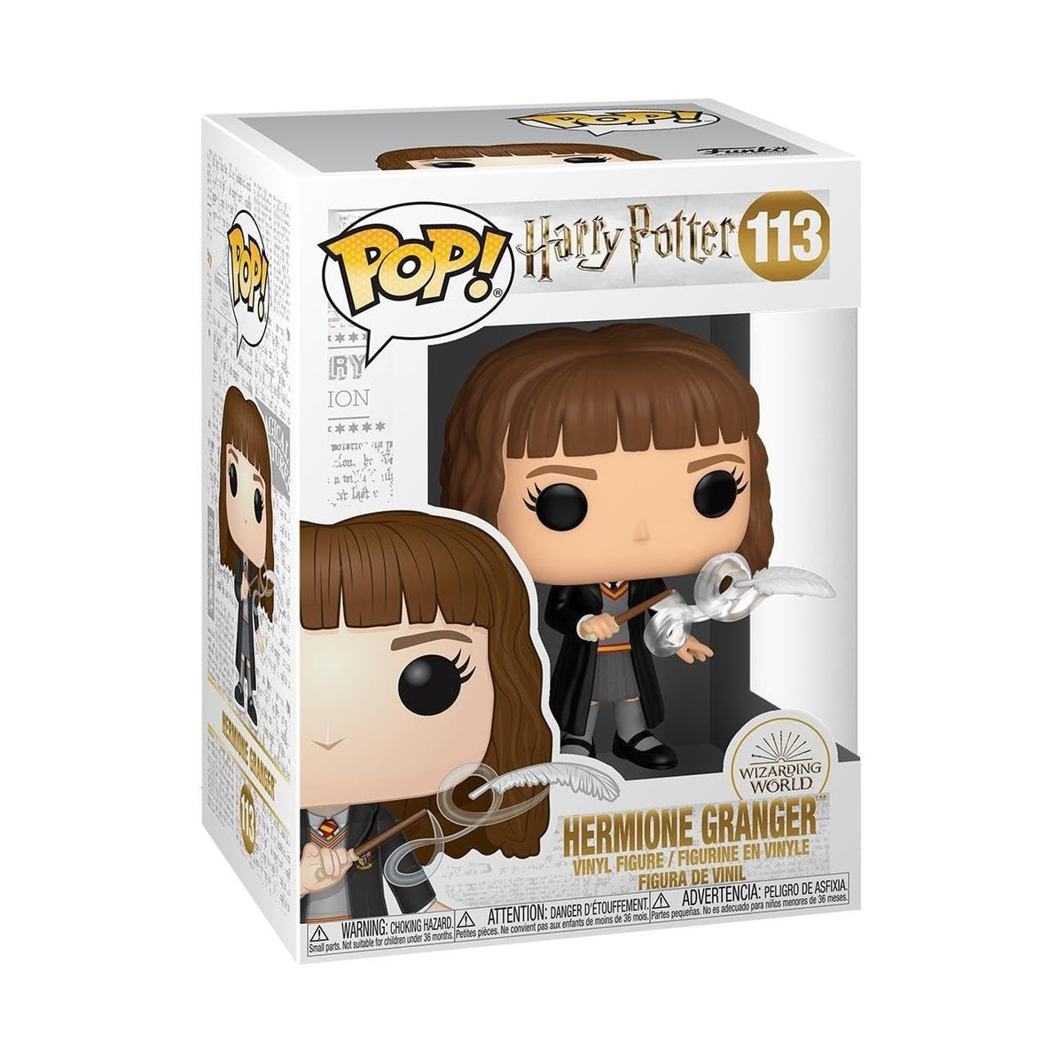 Funko Figura de vinilo de Harry Potter: Hermione con plumas