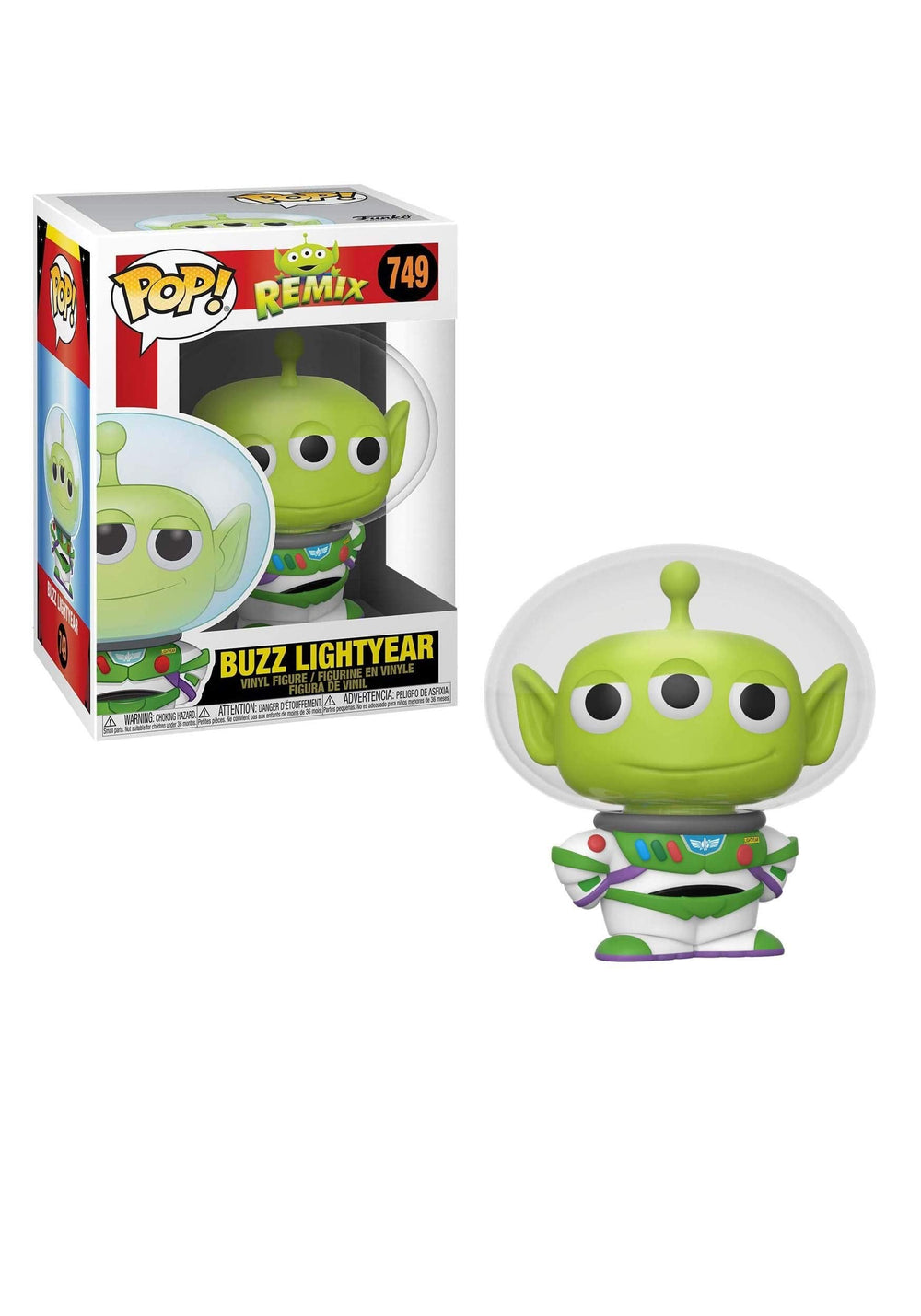 Funko Pop! Disney: Pixar Alien Remix - Figura de vinilo Alien as Buzz Lightyear