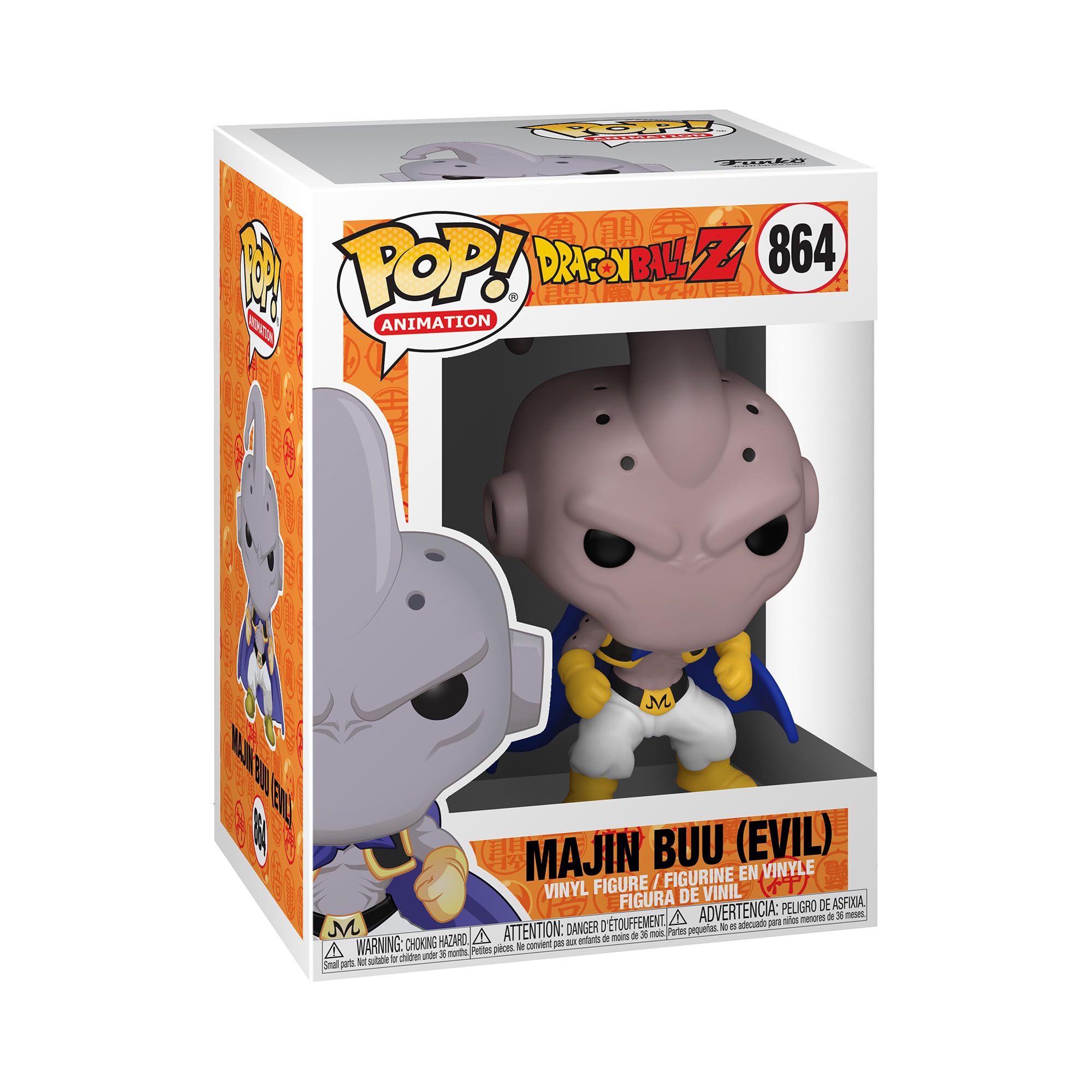 Funko Animación: Dragonball Z - Evil Buu, Multicolor, 3.75 pulgadas (48610)
