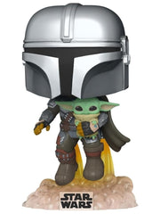 WDERNI POP Star Wars The Mandalorian Mando Flying con Jetpack Standard