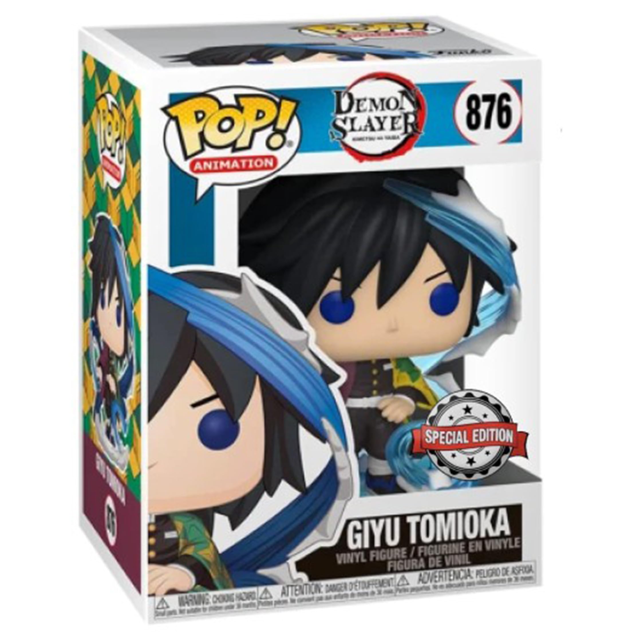Funko Figura Pop de Giyu Tomioka de Demon Slayer (Exclusiva de AAA Anime)