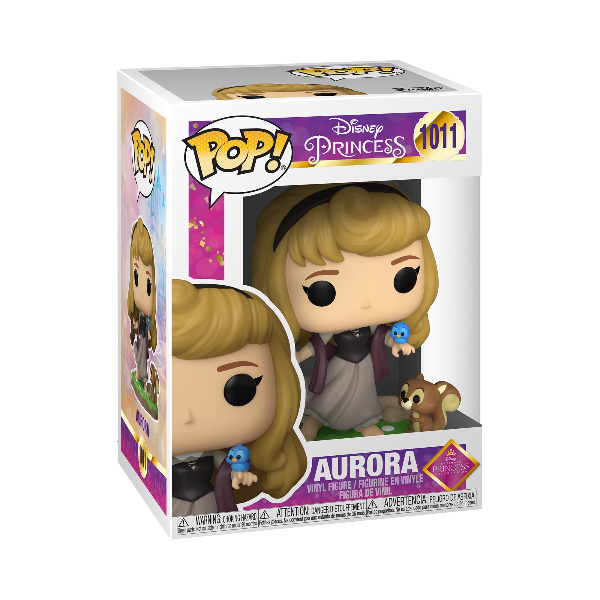 Funko Pop Disney: Ultimate Princess - Aurora, estándar - Princesas Disney - Figura de vinilo coleccionable - Idea de regalo - Producto oficial - Juguetes para niños y adultos - Fans de dibujos