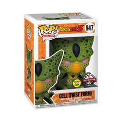 Funko Pop! Animation: DBZ - Cell - (First Form) - Glow in the Dark - Dragon Ball Z - Figura de vinilo coleccionable - Idea de regalo - Productos oficiales - Juguetes para niños y adultos