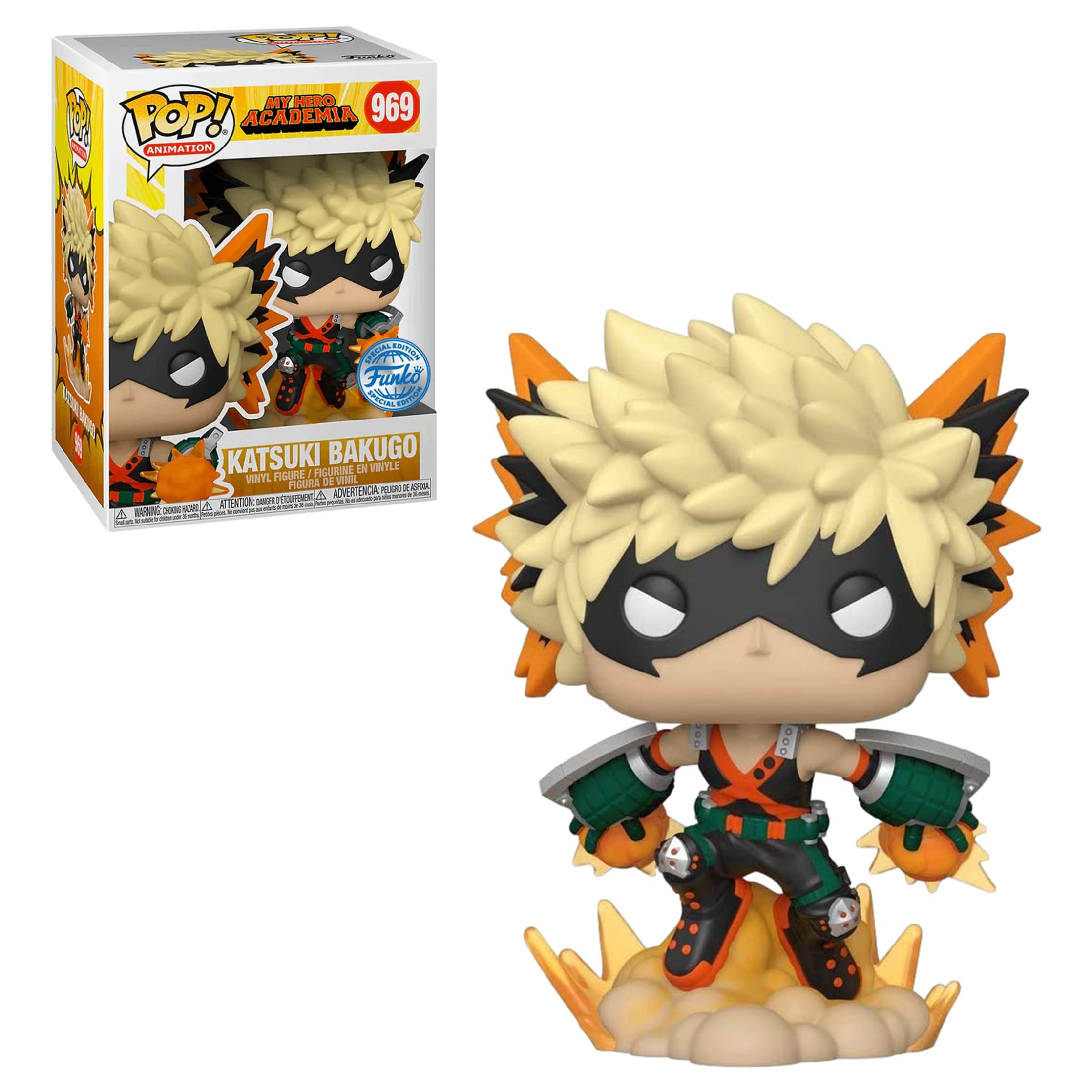 Funko! Animación pop: My Hero Academia - Figura de Katsuki Bakugo (Explosión) (tema caliente)